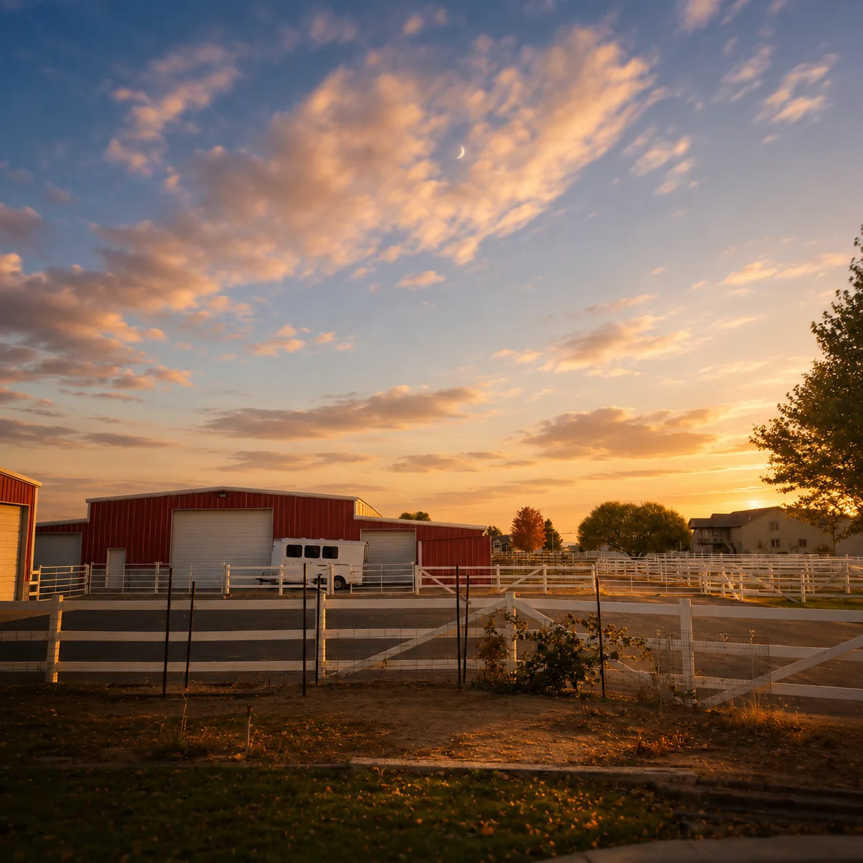 Blue Grass Estate horse boarding and riding facility in Plain City, Utah