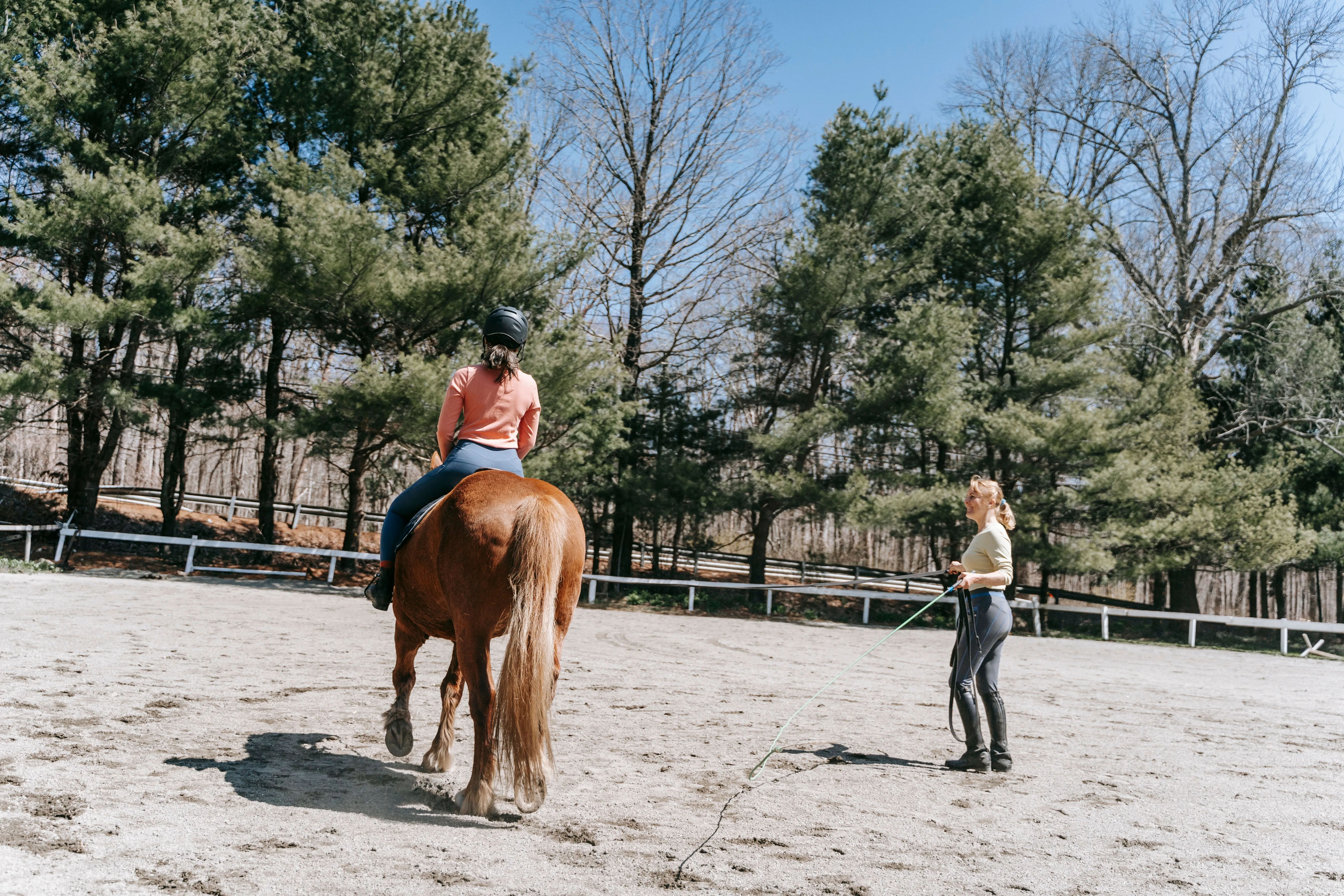Riding lessons at Blue Grass Estate in Plain City, Utah
